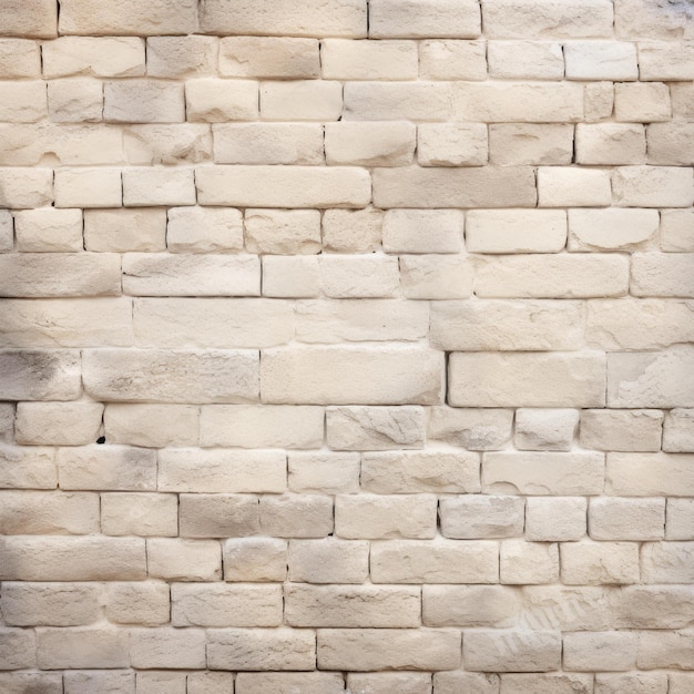Design de parede de tijolo antigo bege com sofisticação neutra para interiores modernos