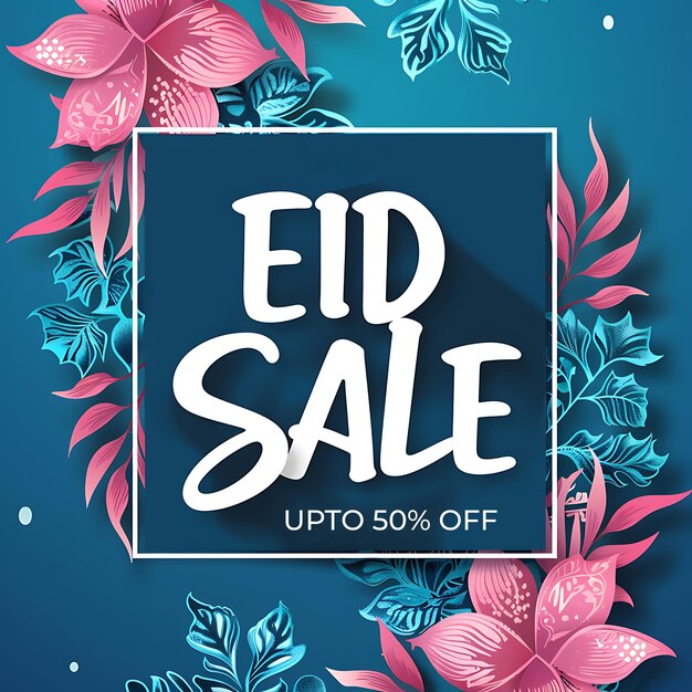 Design de postagem de mídia social para EID SALE