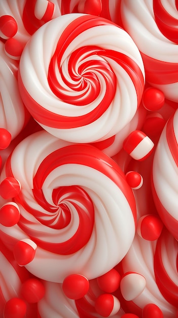 Design de pôster criativo de confeitaria vibrante apresentando um doce colorido de fundo com vista superior