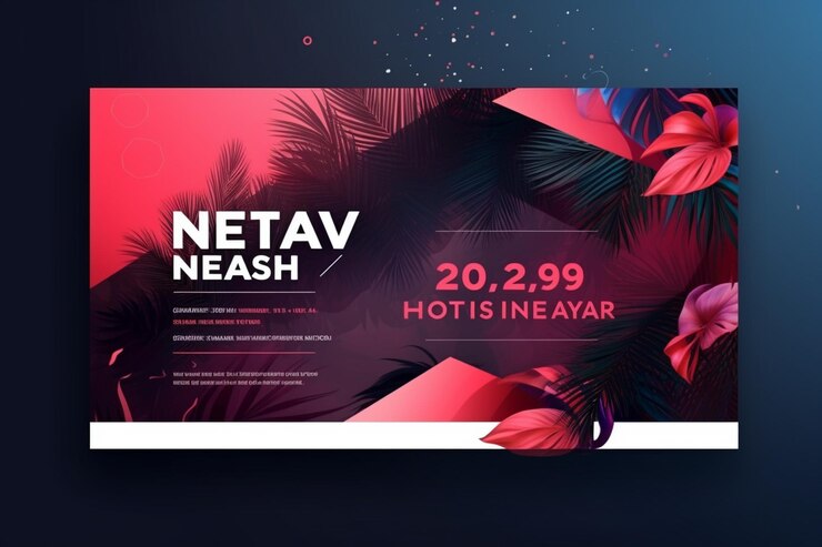 Foto design de promoção de modelo de banner de desconto de venda de ano novo para empresas