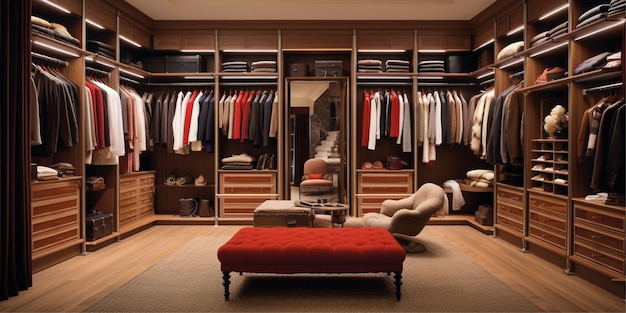 design de quarto de garderobe