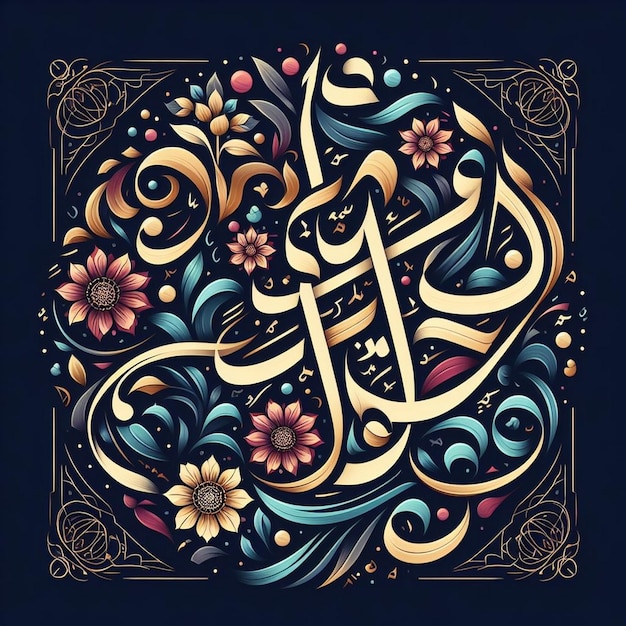 Foto design de saudação de ramadan kareem com islâmico