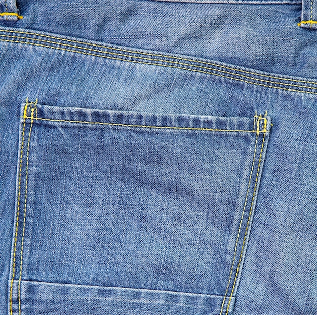 Design de textura de fundo de jeans azul