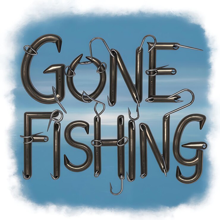 Foto design de tipografia de pesca design de logotipo de pesca desenho de gancho tipografia de design de pesca tipografia de arte