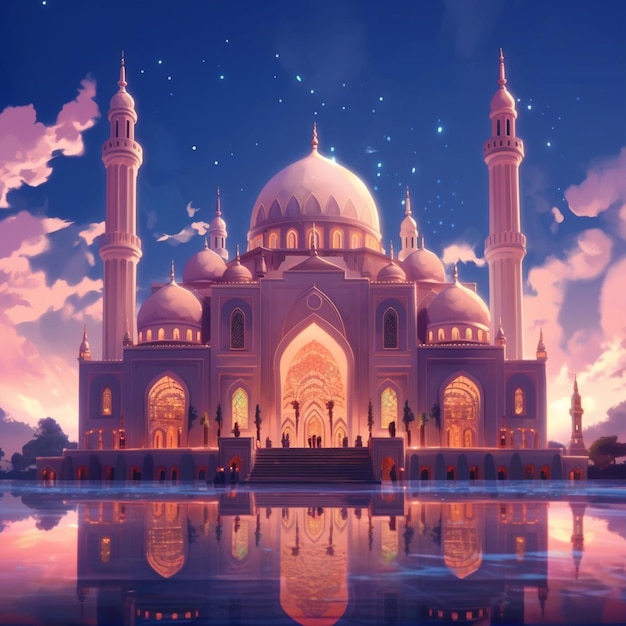 Design einer islamischen Moschee