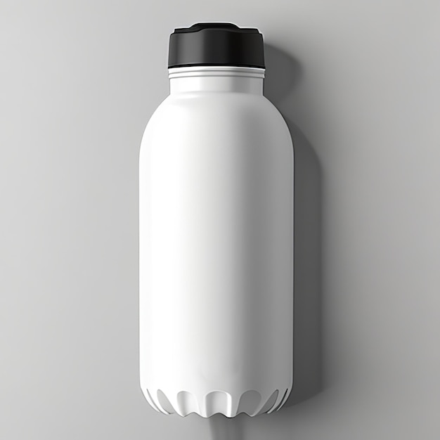 design em branco de maquete de garrafa de água