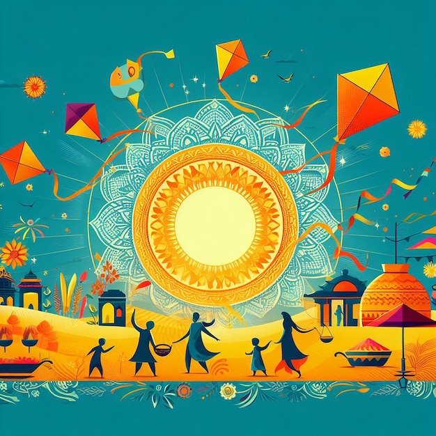 Design für die Veranstaltung Lohri Makar Sankranti