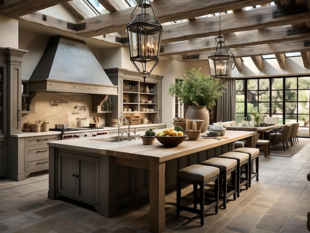 Design interior moderno da cozinha