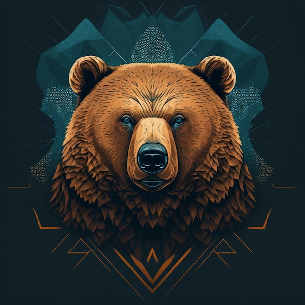 Design legal de ilustração de urso