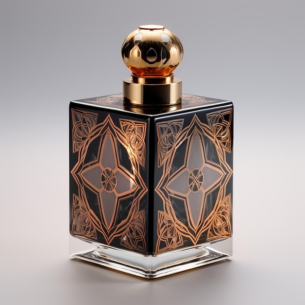 Foto design moderno de perfumes