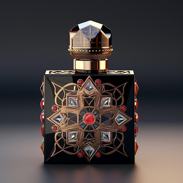 Foto design moderno de perfumes