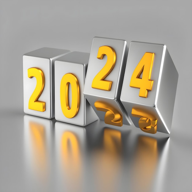 Design neues Jahr 2024