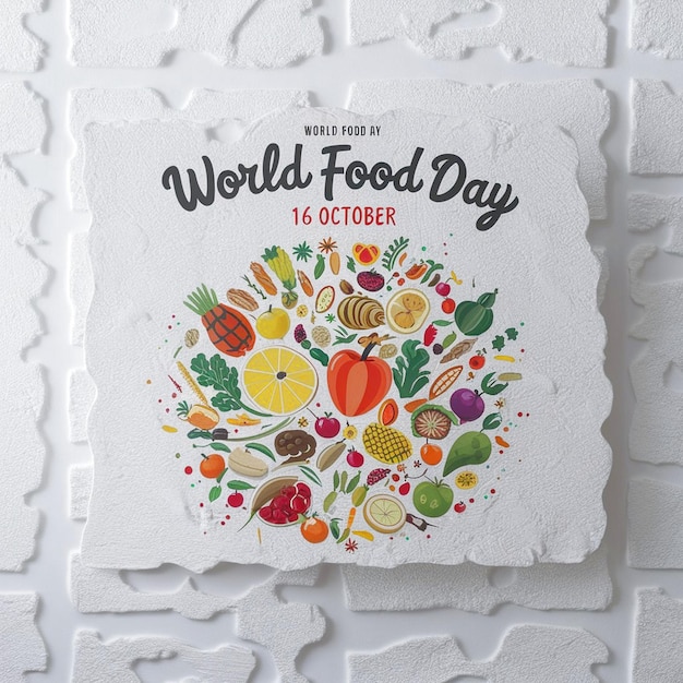 Design para o Dia Mundial da Alimentação