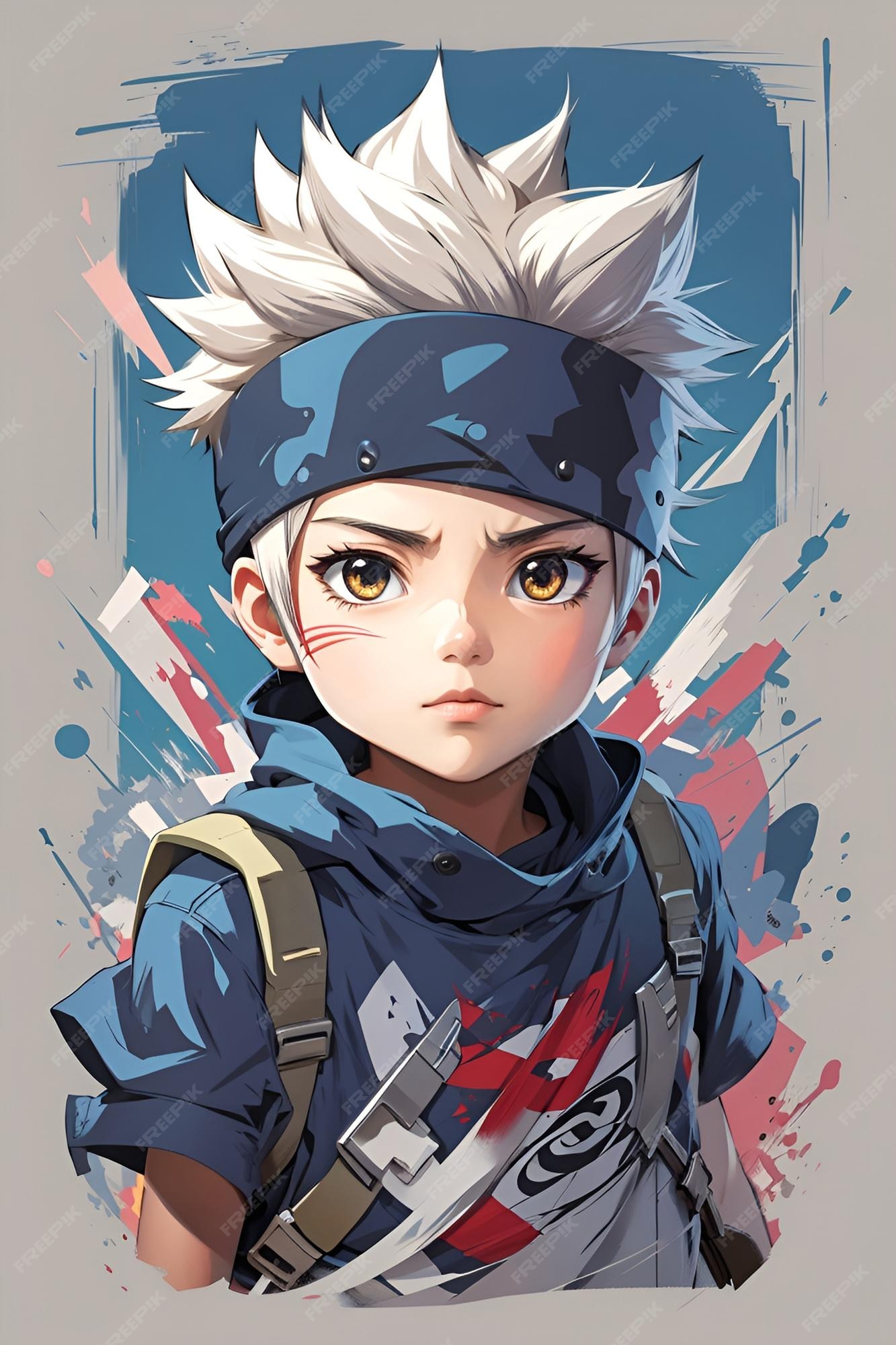 Naruto Mangá Especial - O Rosto De Kakashi Colorido 