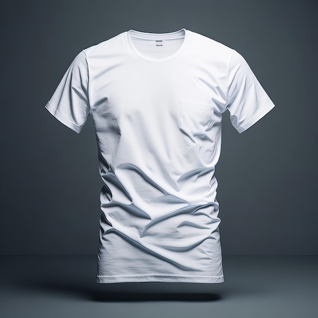 Design versátil de maquete de camiseta Inteligência Artificial Gerativa