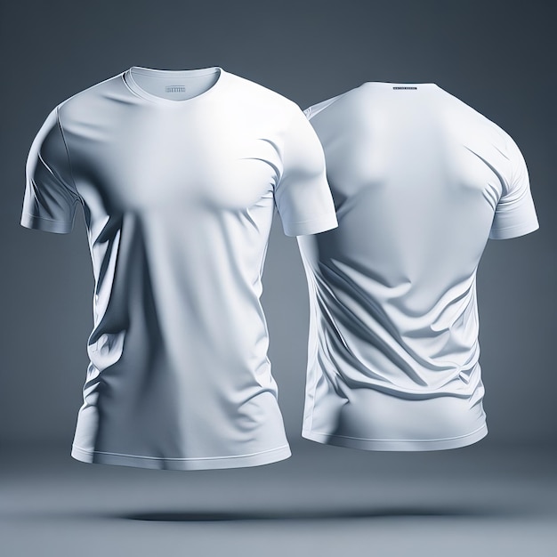Design versátil de maquete de camiseta Inteligência Artificial Gerativa