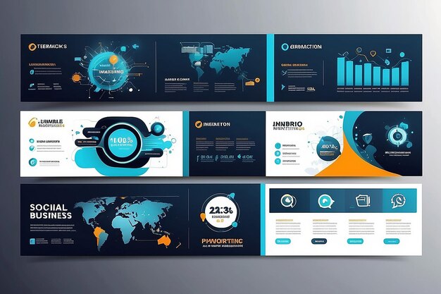 Foto design von banner-vorlagen für digitale marketing-geschäfte und soziale medien