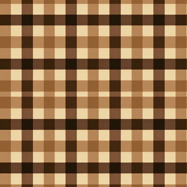 Designbild mit braunem Plaid-Muster