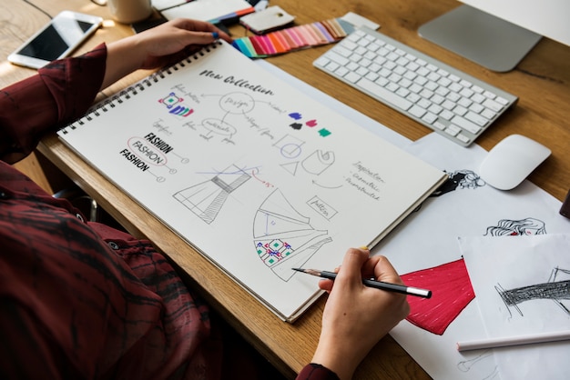 Designer de moda elegante Showroom Concept
