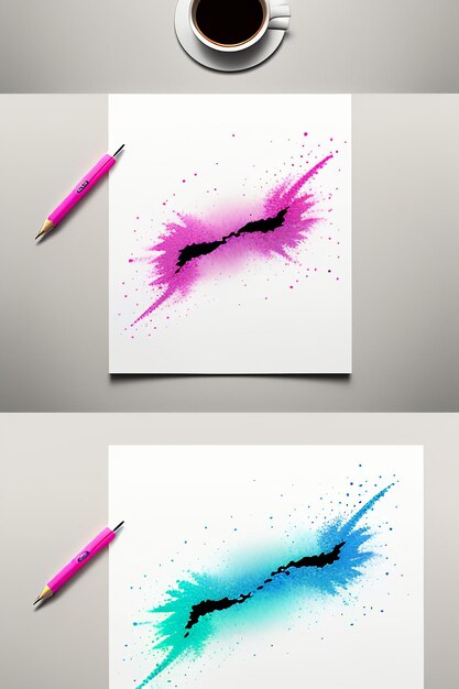 Foto designer estilo minimalista criação inspiração papel de parede fundo ilustração arte abstrata