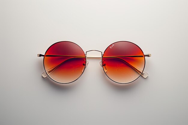 Foto designer-sonnenbrille mit reflektierenden linsen