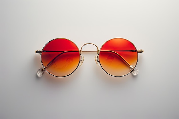 Designer-Sonnenbrille mit reflektierenden Linsen