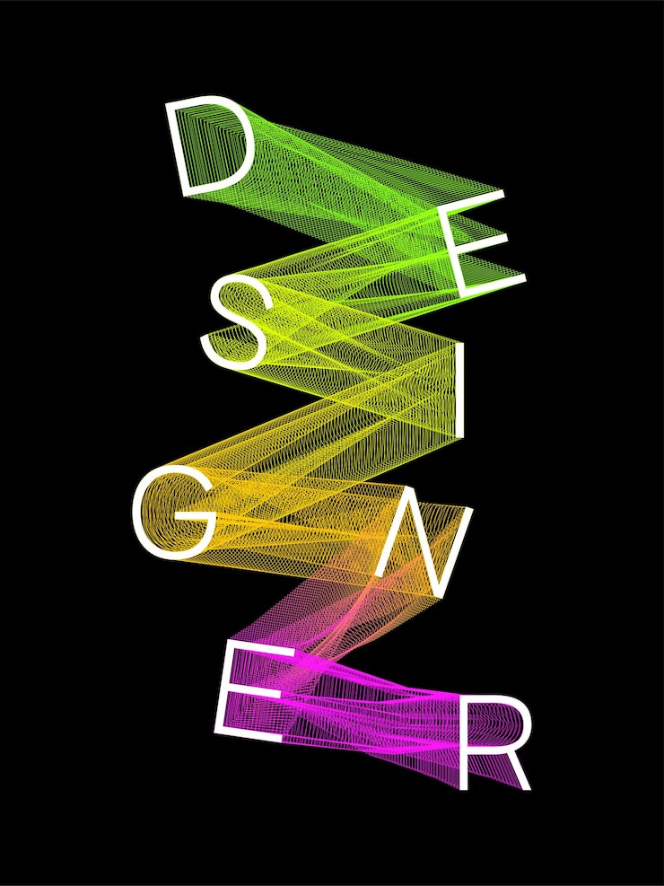 Foto designer-text-poster