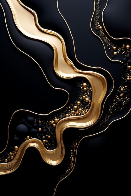 Designs de moldura dourada com estilo luxuoso e enfeites decadentes caros Postagem social