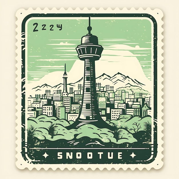 Designs elegantes de selos embarcam em uma viagem para cidades bonitas em todo o mundo