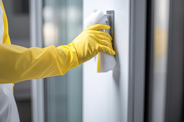 Desinfetar, limpar e lavar as maçanetas das portas para evitar a propagação do coronavírus