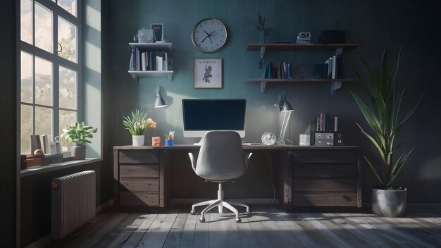 Desktop de oficina moderno