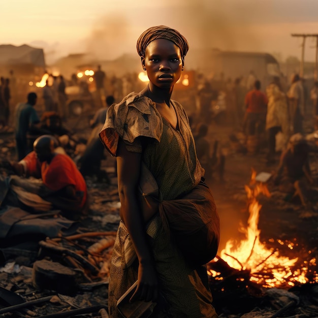 Desorden en las calles de África