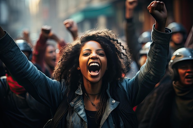 Desorden y protestas en las bulliciosas calles de una metrópoli