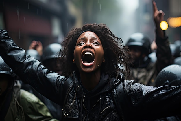 Desorden y protestas en las bulliciosas calles de una metrópoli