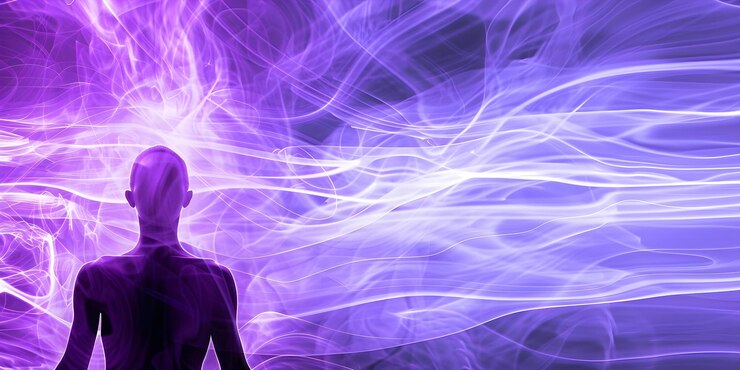 Foto el despertar a la conciencia superior a través del propósito de crecimiento espiritual y la alineación de la energía universal concepto crecimiento espiritual consciencia superior alineación de energía universal propósito de despertar