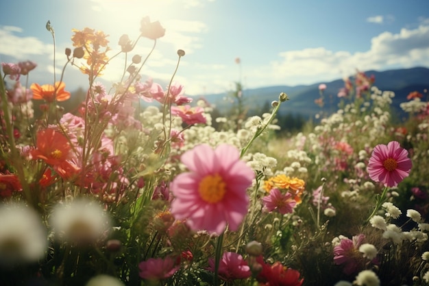 Foto destaque a utilização de fundos de flores no documento 00436 03