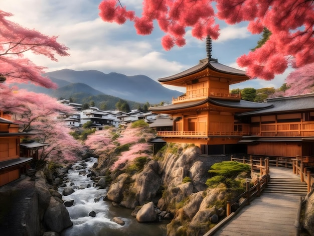 Destino de viagem de Kyoto no Japão Tour turismo explorando