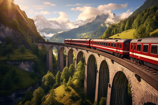 Destinos de viagens panorâmicas de trem na Europa