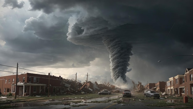 La destrucción desató la ira del tornado