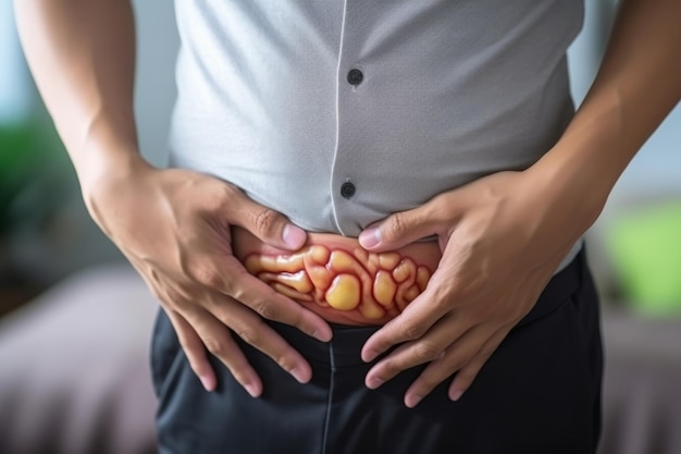 Foto desvelando los peligros invisibles que enfrentan la inflamación abdominal en los jóvenes asiáticos