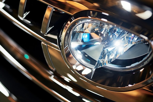 Detail-Aufnahme des hinteren Spoilers des Luxus-Autos