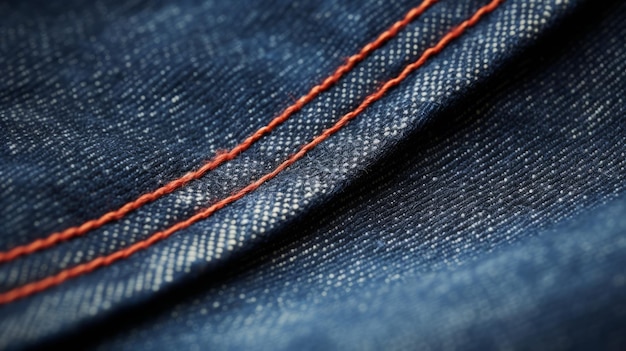 Detail der Denim-Nähte