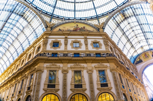 Detail der Galleria Vittorio Emanuele II in Mailand, Italien