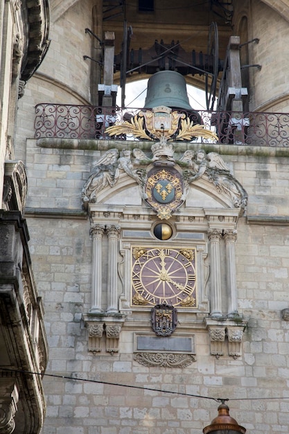 Detail der Grosse Cloche - Große Glocke, Bordeaux, Frankreich