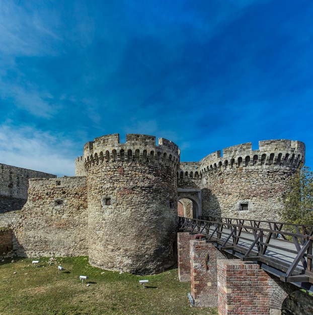 Detail der Kalemegdan-Festung in Belgrad, Serbien