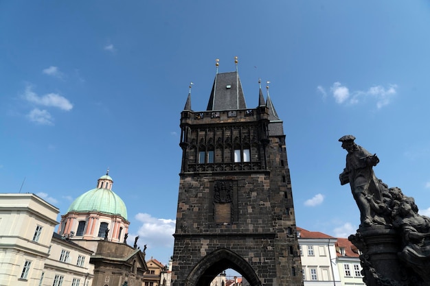 Detail der Prager Karlsbrücke