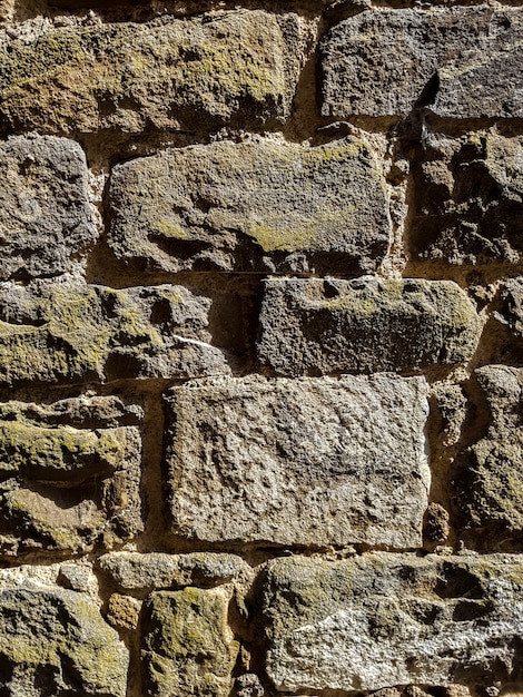 Detail der Steinmauer