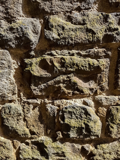 Detail der Steinmauer