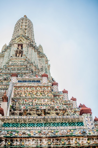 Detail des thailändischen Tempels in Bangkok, Thailand