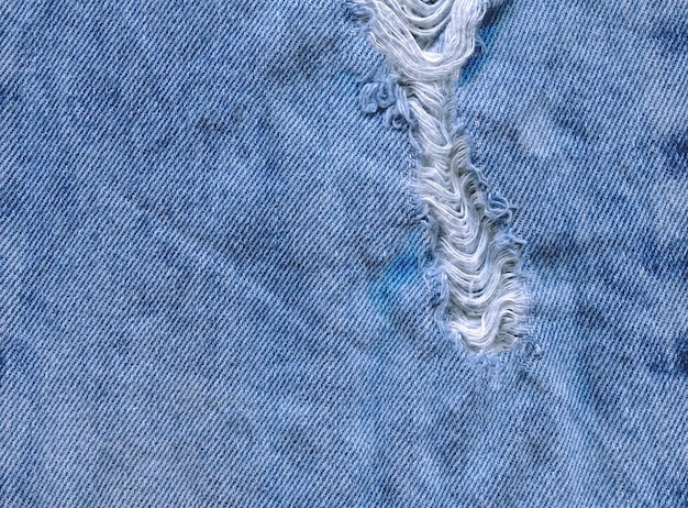 Detailansicht blaue natürliche saubere Denim-Textur Textur von Jeans Textil Nahaufnahme Jeans-Denim-Hintergrund